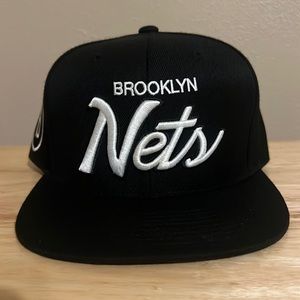 Vintage Mitchell and Ness Brooklyn Nets snapback hat
